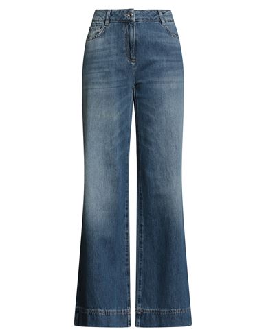Pennyblack Woman Jeans Blue Size 12 Cotton In Blue