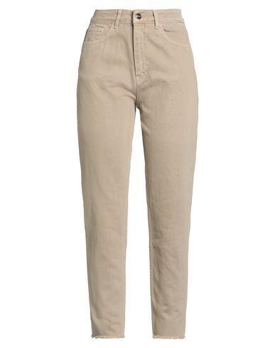 Hinnominate Woman Pants Beige Size 29 Cotton In Multi