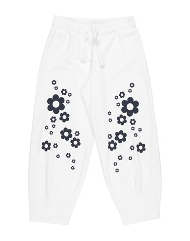 Vivetta Toddler Girl Pants Ivory Size 6 Cotton, Elastane In White