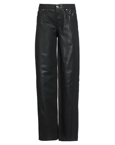 Armani Exchange Woman Jeans Black Size 30w-32l Cotton In Blue