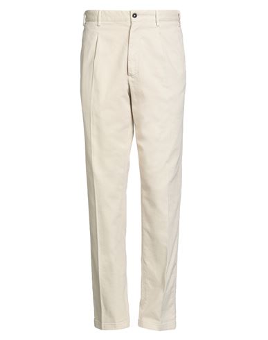 Drumohr Man Pants Beige Size 40 Cotton, Elastane In Neutral