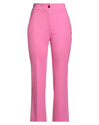 Nenette Woman Pants Fuchsia Size 6 Viscose, Polyester, Elastane In Pink