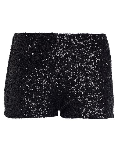 Kaos Jeans Woman Shorts & Bermuda Shorts Black Size 10 Polyester, Elastane In Black