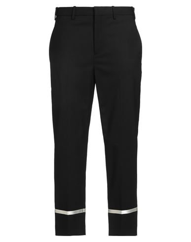 Neil Barrett Man Pants Black Size 34 Virgin Wool, Elastane In Black