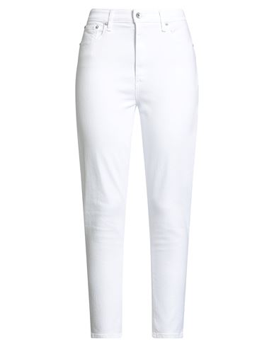 Rag & Bone Woman Jeans White Size 32 Organic Cotton, Lyocell, Polyester, Elastane In White