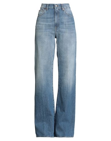 Dondup Woman Jeans Blue Size 29 Cotton, Recycled Cotton In Blue