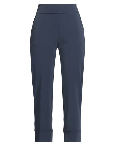 Alessia Santi Woman Pants Navy Size 6 Polyester, Viscose, Elastane In Blue