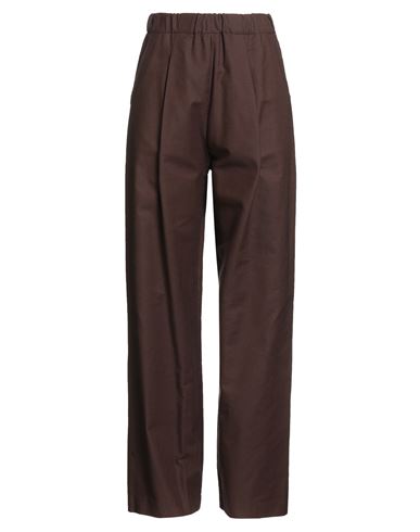 Stilosophy Woman Pants Brown Size M Cotton