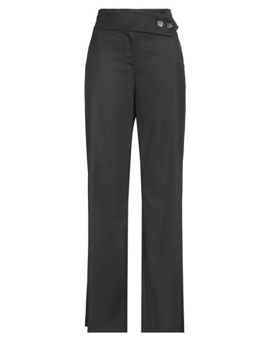 Aniye By Woman Pants Black Size L Polyester, Viscose, Elastane In Black