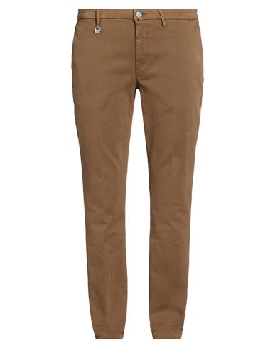 Barbati Man Pants Brown Size 42 Cotton, Elastane In Brown
