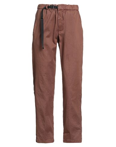 White Sand Woman Pants Brown Size 2 Cotton, Tencel, Silk, Elastane In Brown