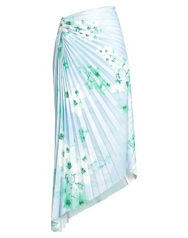 Pinko Woman Maxi Skirt Sky Blue Size 8 Polyester In Blue