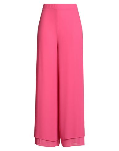 Clips Woman Pants Fuchsia Size 6 Polyester In Pink