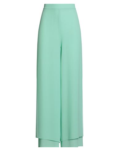Clips Woman Pants Light Green Size 10 Polyester In Green