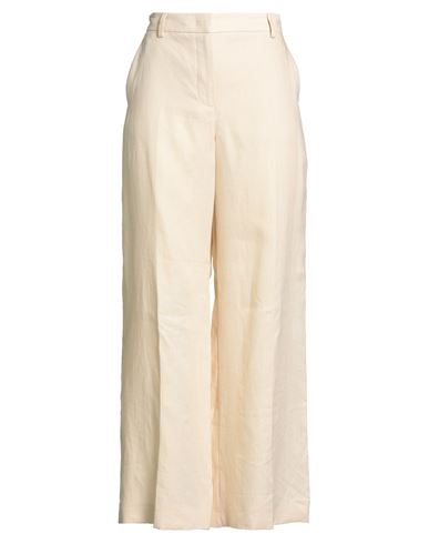 Weekend Max Mara Woman Pants Cream Size 8 Linen In White