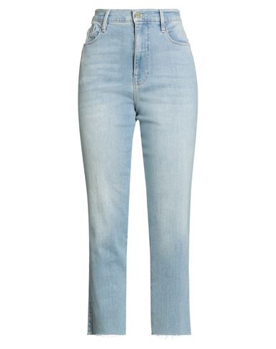 Frame Woman Jeans Blue Size 31 Cotton, Modal, Elasterell-p, Elastane In Blue