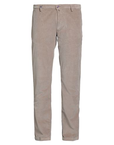 Barbati Man Pants Beige Size 40 Cotton, Modal, Elastane In Brown