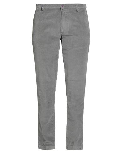 Barbati Man Pants Grey Size 40 Cotton, Modal, Elastane In Gray