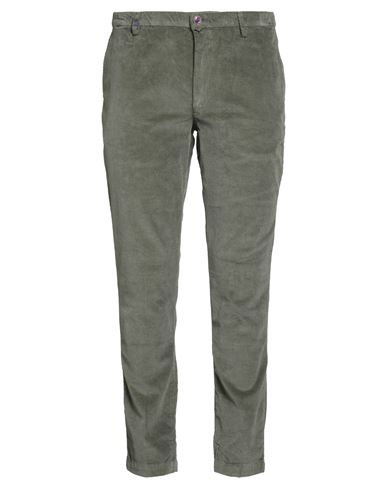 Barbati Man Pants Military Green Size 40 Cotton, Modal, Elastane