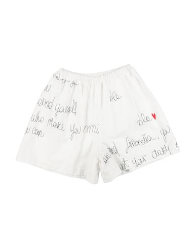 Simonetta Toddler Girl Shorts & Bermuda Shorts White Size 4 Cotton In White