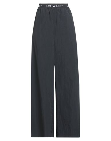 Off-white Woman Pants Black Size 8 Polyamide In Black