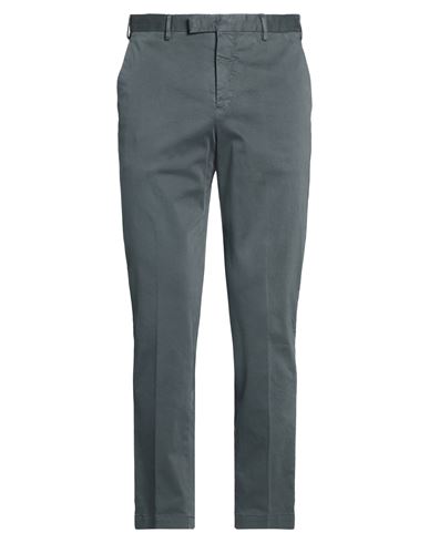 Pt Torino Man Pants Lead Size 36 Cotton, Elastane In Gray