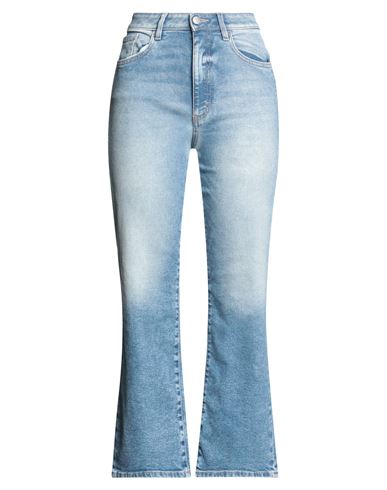 Icon Denim Woman Jeans Blue Size 29 Cotton, Polyester, Elastane In Blue