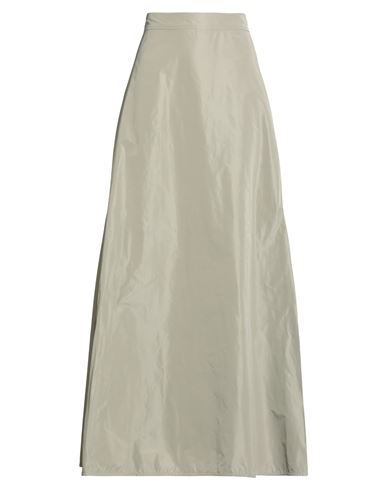 Jil Sander Woman Maxi Skirt Sage Green Size 6 Polyester In Green