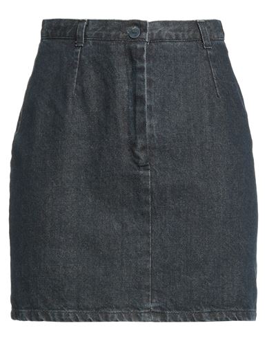 Newpenny Woman Denim Skirt Blue Size 6 Cotton