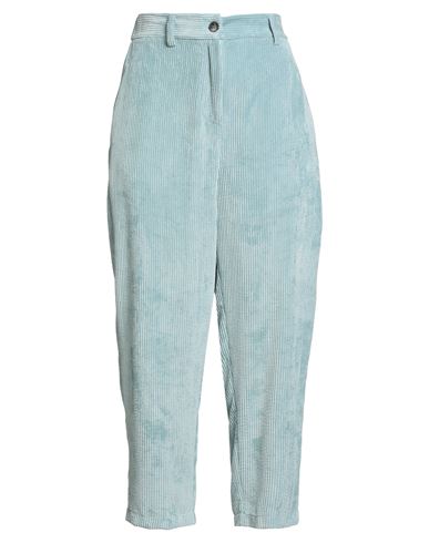 Vicolo Woman Pants Turquoise Size S Polyester, Polyamide, Elastane In Blue