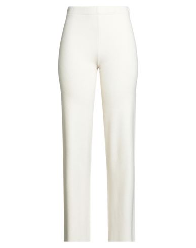 Vicolo Woman Pants Cream Size Onesize Viscose, Polyester, Polyamide In White