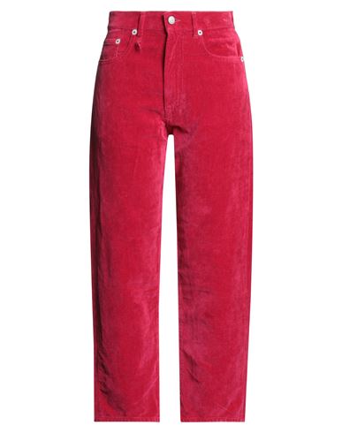 R13 Woman Pants Fuchsia Size 26 Cotton, Linen In Pink