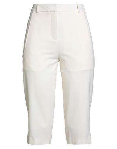 Loulou Studio Woman Shorts & Bermuda Shorts Ivory Size M Wool, Elastane In Animal Print