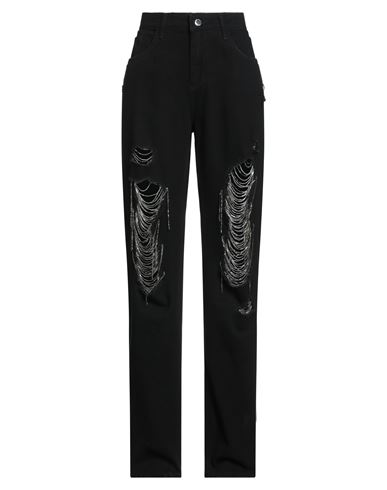 Retroféte Retrofête Woman Jeans Black Size 28 Cotton