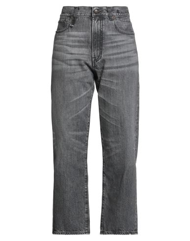 R13 Woman Jeans Black Size 27 Cotton, Leather In Animal Print