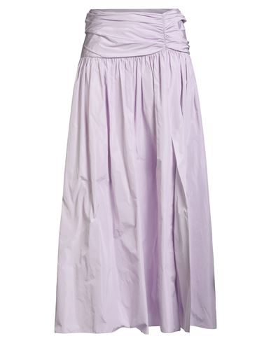 Natan Woman Maxi Skirt Lilac Size 12 Polyester In Purple
