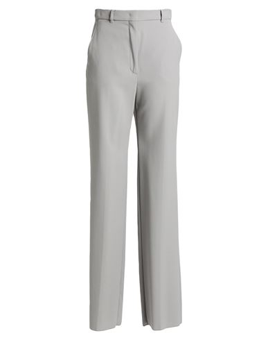 Max Mara Studio Woman Pants Grey Size 16 Virgin Wool In Gray