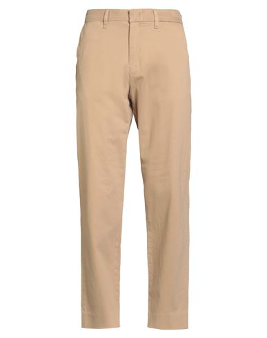 Vince . Man Pants Camel Size 33 Cotton, Elastane In Nude