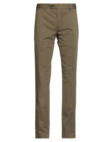 Myths Man Pants Military Green Size 30 Cotton, Elastane In Brown