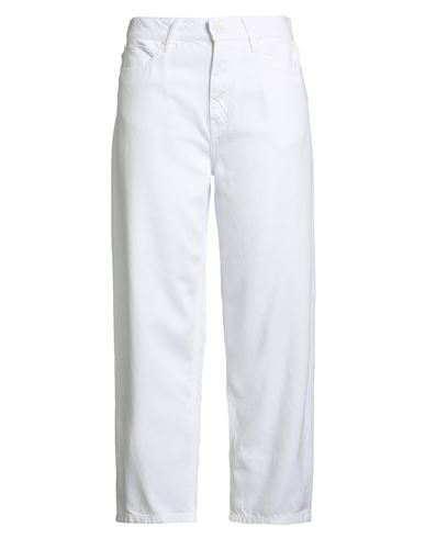 Pinko Denim Woman Pants White Size 29 Lyocell, Cotton