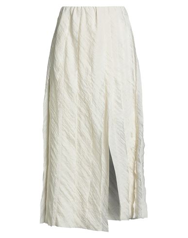Christian Wijnants Woman Midi Skirt Ivory Size 8 Viscose, Polyamide In White