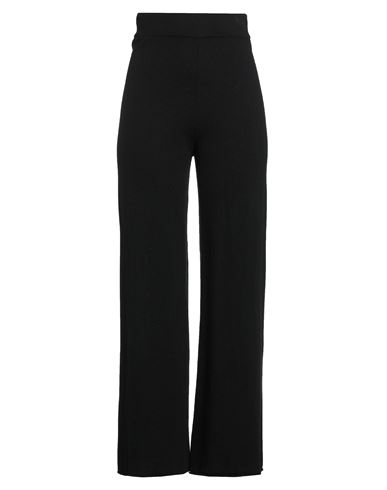 N.o.w. Andrea Rosati Cashmere N. O.w. Andrea Rosati Cashmere Woman Pants Black Size L Cashmere, Wool, Viscose, Nylon