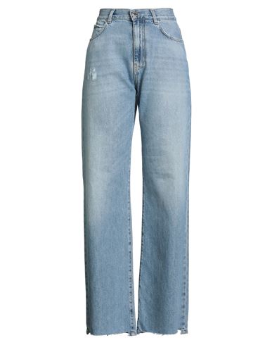 Pinko Woman Jeans Blue Size 28 Cotton, Lyocell