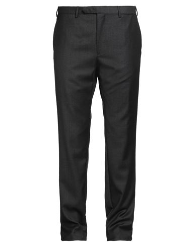 Santaniello Man Pants Grey Size 42 Wool In Black