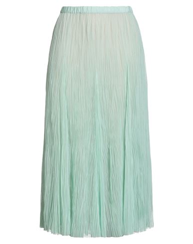 Fabiana Filippi Woman Midi Skirt Light Green Size 8 Polyester