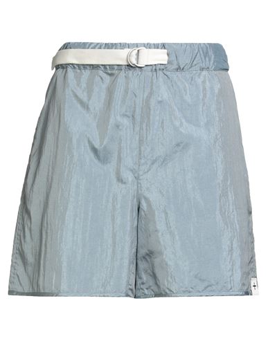 Jil Sander + Woman Shorts & Bermuda Shorts Light Blue Size 4 Polyamide, Silk