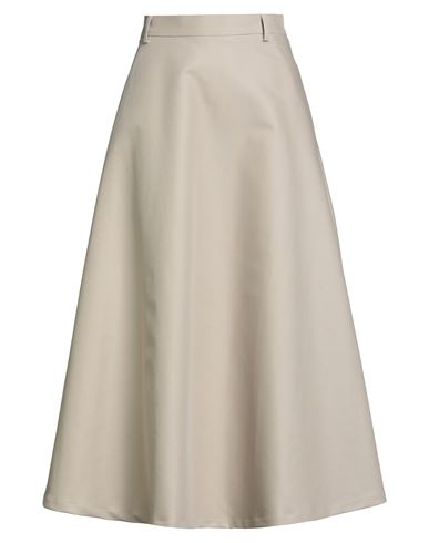 Rohe Róhe Woman Midi Skirt Beige Size 8 Cotton In Neutral