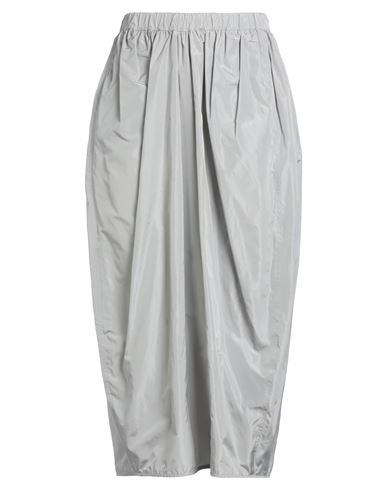 Fabiana Filippi Woman Maxi Skirt Light Grey Size 10 Polyester, Silk In Gray