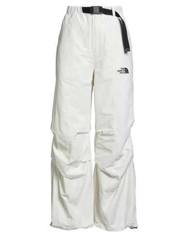 The North Face Woman Pants Off White Size M Cotton, Nylon