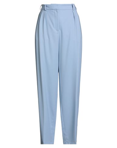 Joseph Woman Pants Light Blue Size 10 Virgin Wool, Elastane